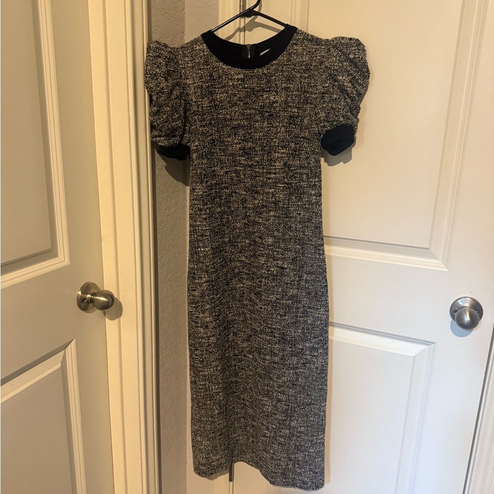 MaxMara Leti Boucle Tweed Midi Dress
